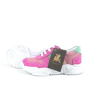 Rakerplus Hakiki Deri Fuşya Pembe Kız Çocuk Sneakers Ayakkabı