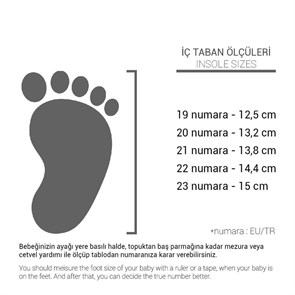 Rakerplus Hakiki Deri Pudra Anatomik Kız Bebek İlk Adım Ayakkabısı