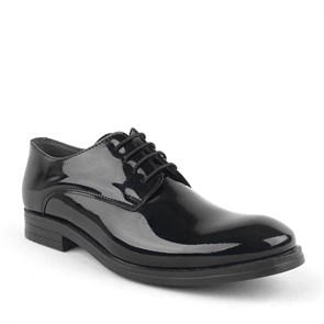 Rakerplus Siyah Rugan Bağcıklı Oxford Çocuk Ayakkabı